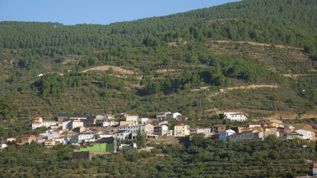 Casares de las Hurdes aerea
