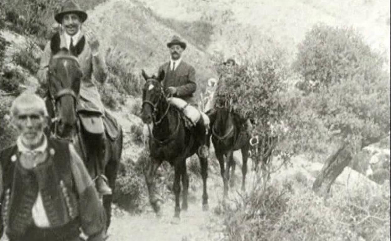 alfonso xiii en las Hurdes