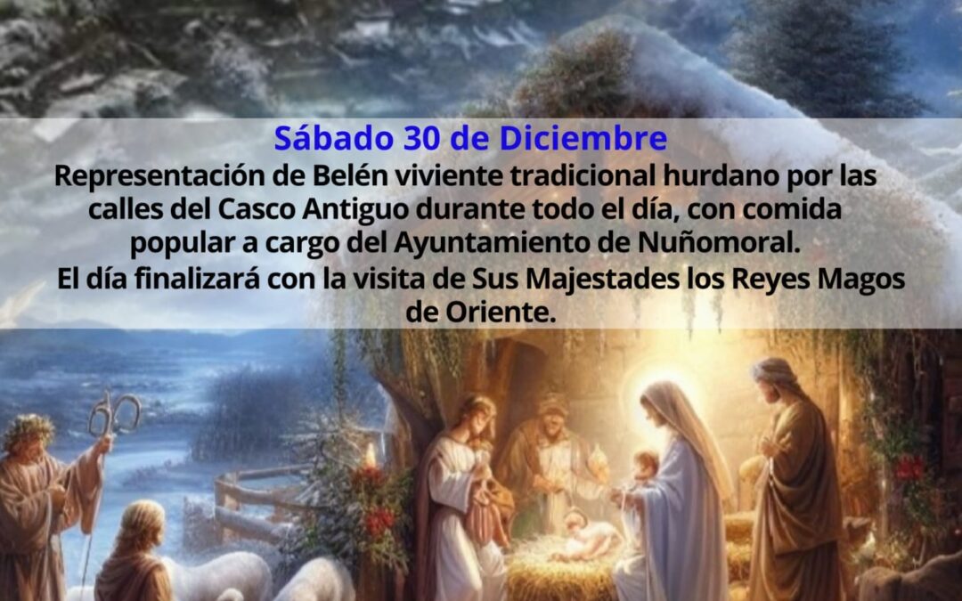 Belén viviente Hurdano en Martinlandrán, Nuñomoral