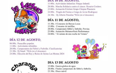 Fiestas en honor del Smo. Cristo de la Agonía Las Mestas 2024