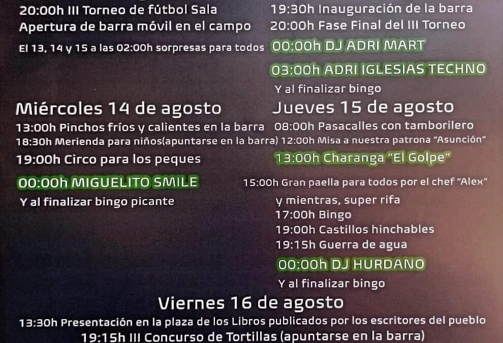 Fiesta de El Cerezal 2024