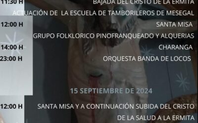 Fiestas en honor al Santisimo Cristo de la Salud Pinofranqueado 2024