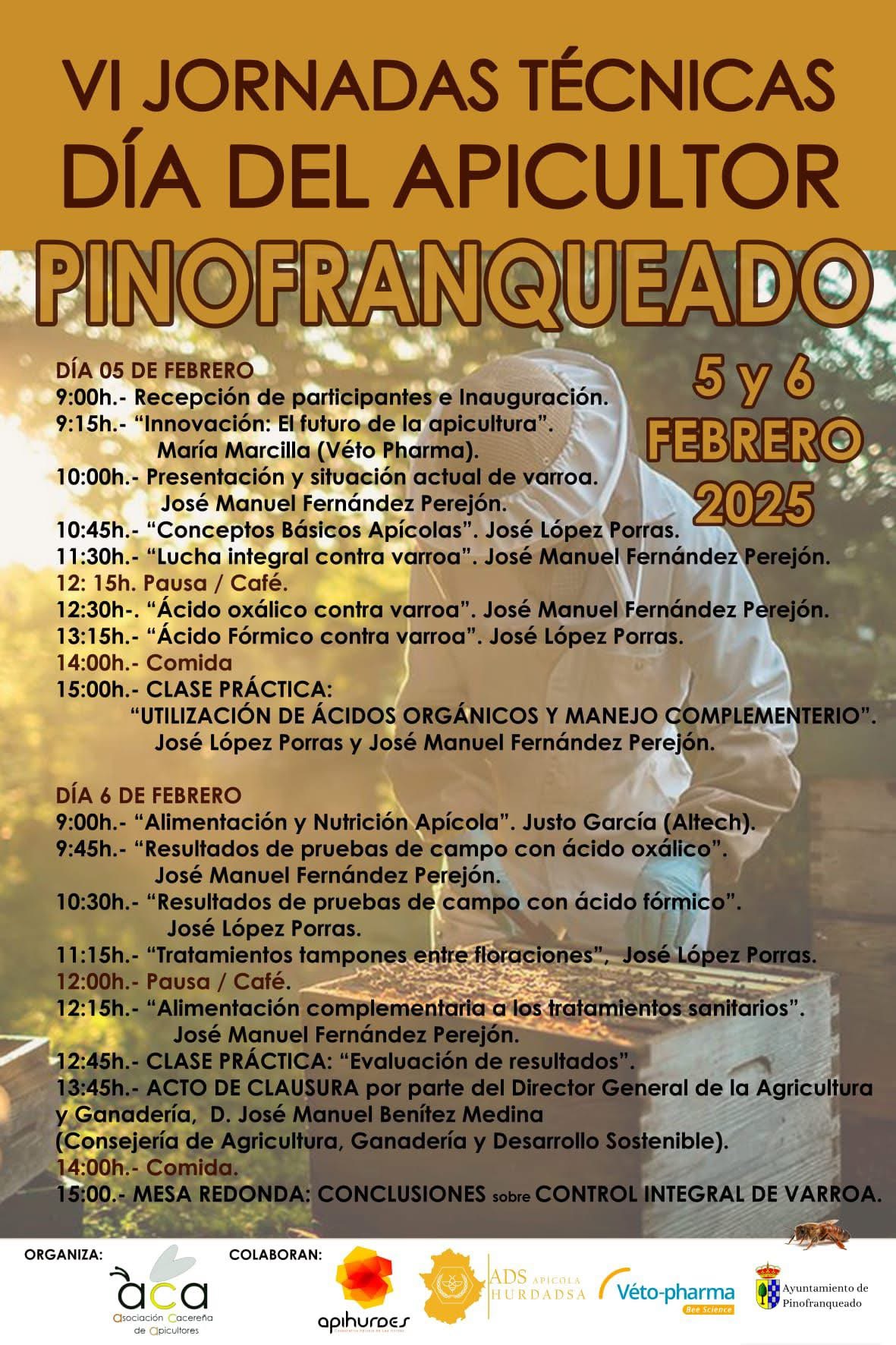 VI Jornadas técnicas Día del Apicultor Pinofranqueado