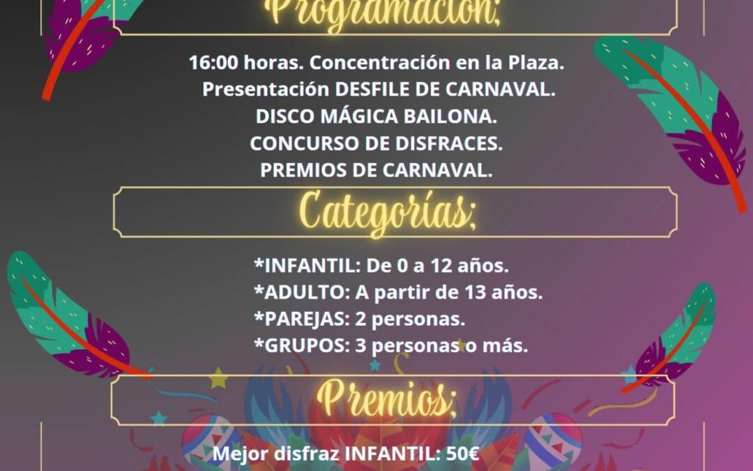 Carnaval Caminomorisco 2025