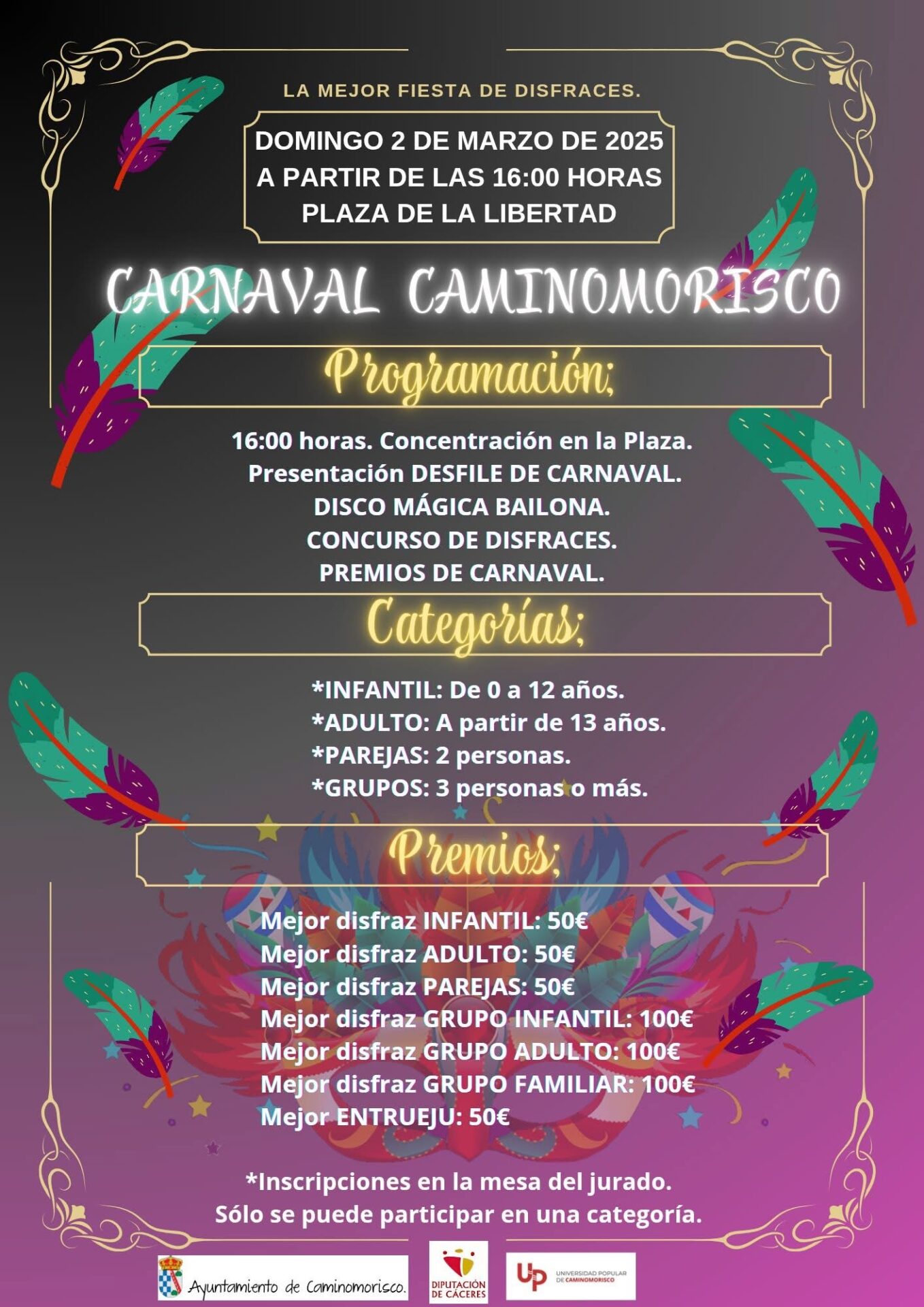 carnaval caminomorisco 2025