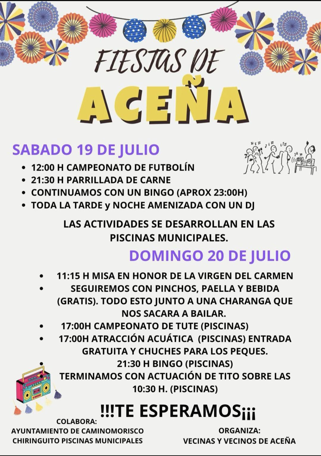 fiestas de aceña 2025