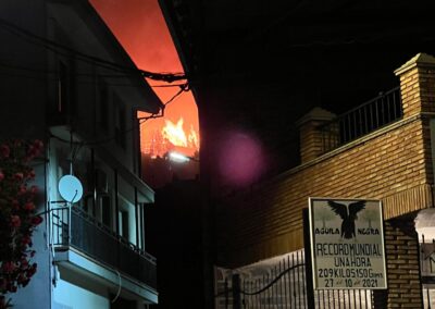 incendio las hurdes ultima hora desde caminomorisco de noche