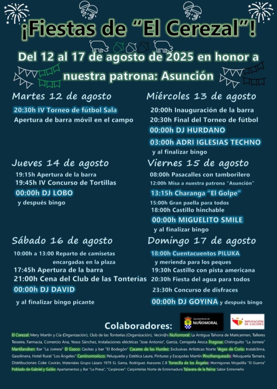 Fiestas de El Cerezal 2025