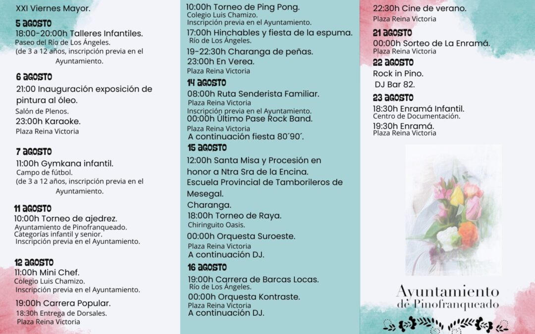 Fiestas Pinofranqueado 2025