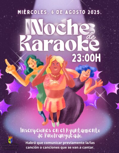 fiestas pinofranqueado 2025 Noches Karaokes