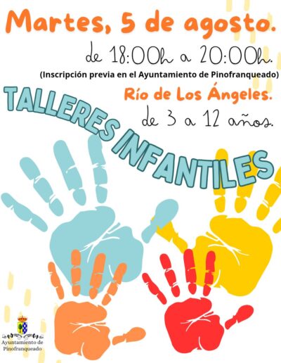 fiestas pinofranqueado 2025 talleres infantiles