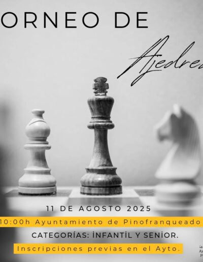 fiestas pinofranqueado 2025 torneo ajedrez
