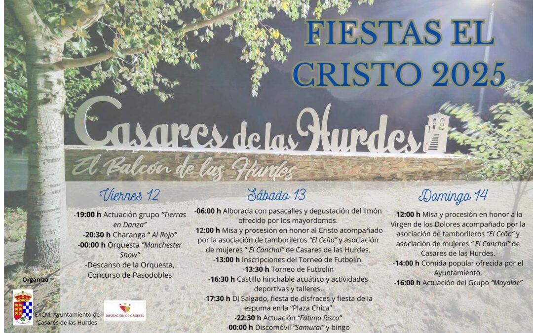 Fiestas El Cristo Casares de las Hurdes 2025