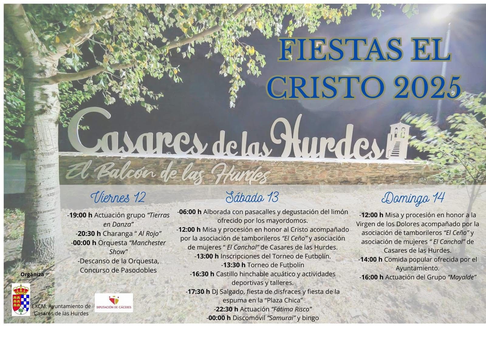 Fiestas El Cristo Casares de las Hurdes 2025